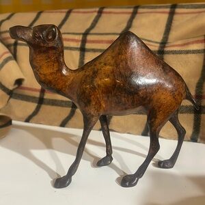 Vintage Metal Camel Figurine